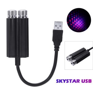 زوج ليزر إضاءة سقف السيارة (USB)