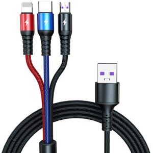 سلك شاحن تلفون ثلاثي  3in  1